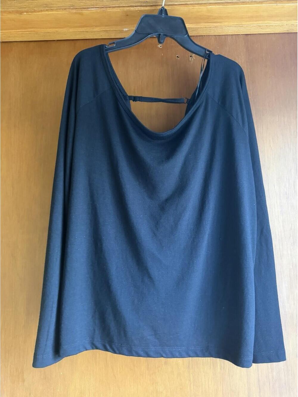 Hinano Hawaii Womens Black Blouse, Size Medium